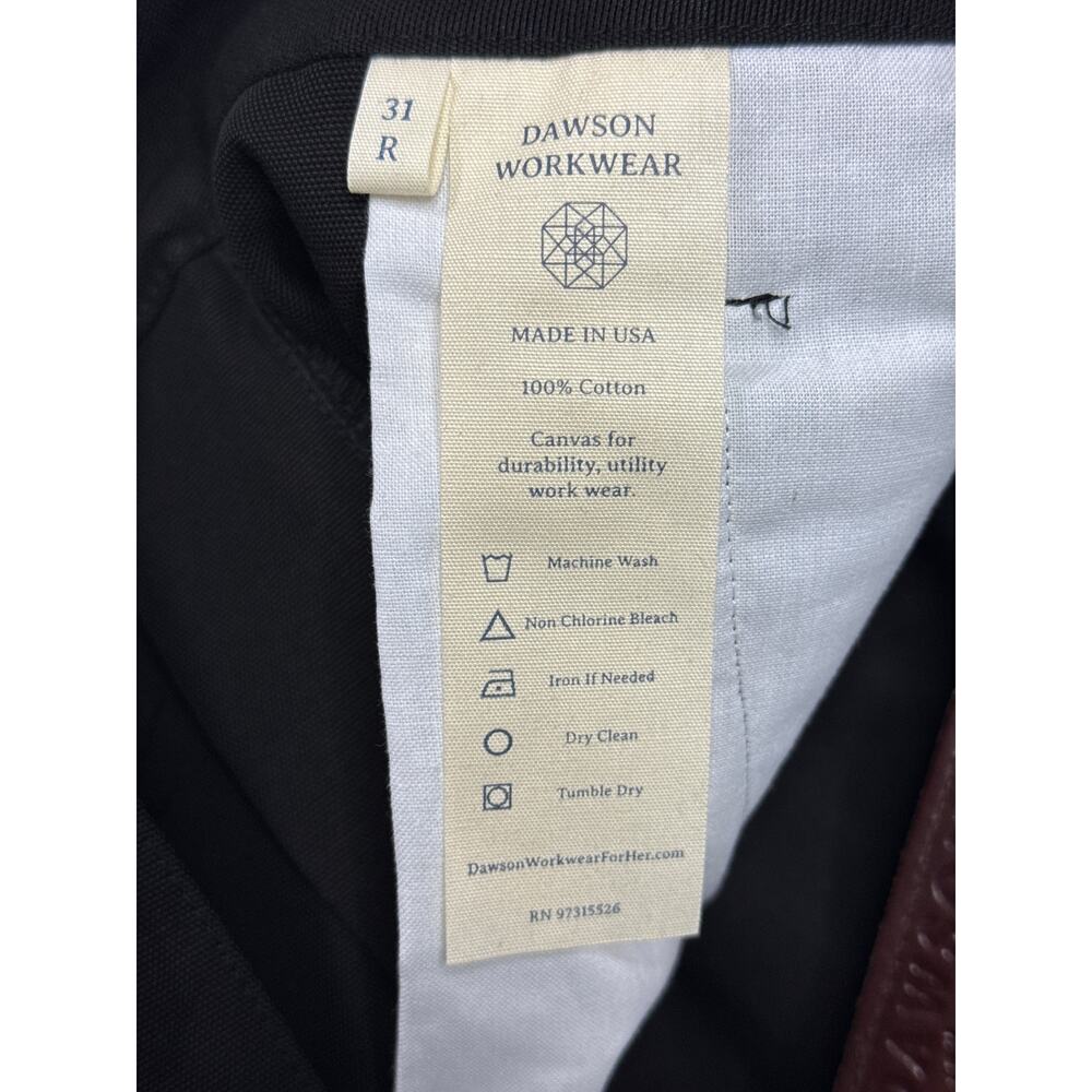 NWT Dawson Workwear Women's Xena Black Carpenter Work Pants - Size 31R (31x30) - Picture 6 of 6